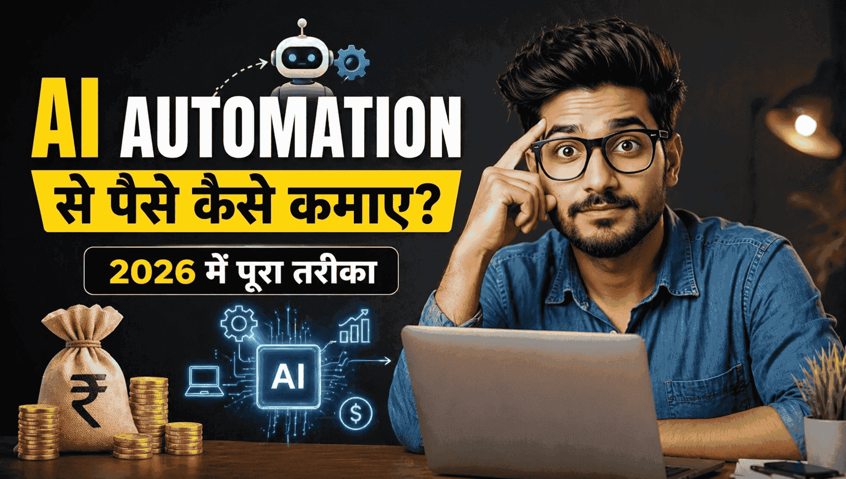AI Automation se paise kaise kamaye 2026 earning workflow